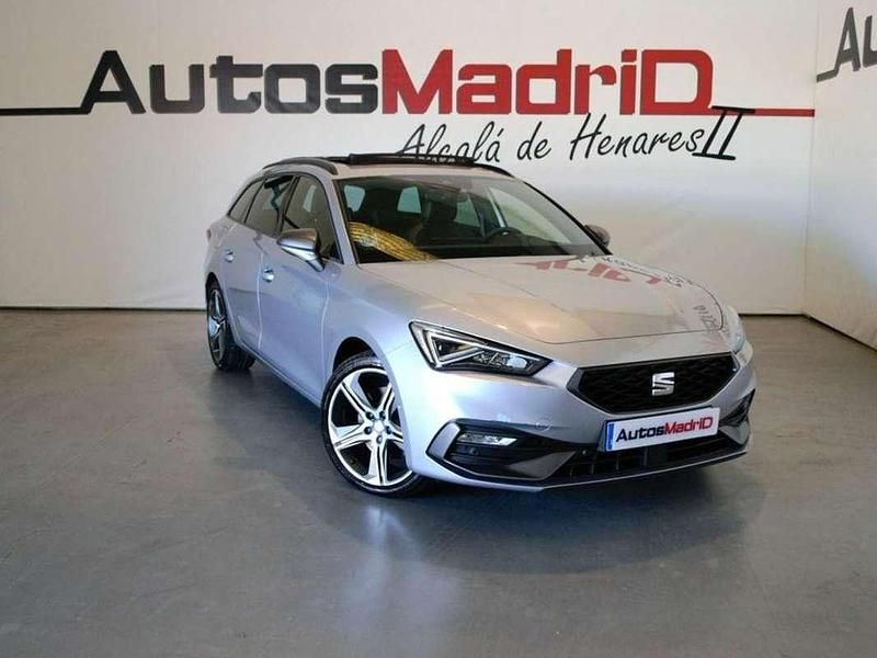 Gris Usado 2021 Seat Leon FR Familiar | 18.990 € (Precio justo) - Imagen 1/4