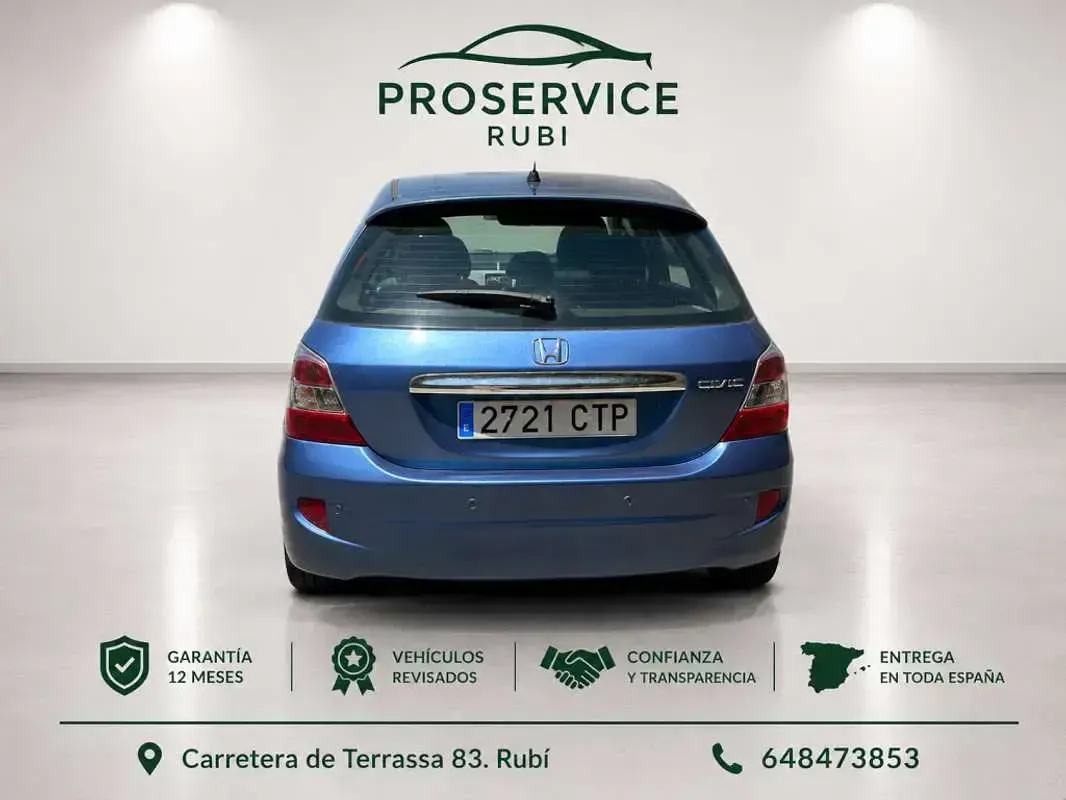 Usado Honda Civic LS 110 CV (80 kW) 2004 Azul Utilitario