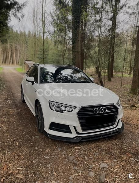 Usado Audi A3 116 CV (85 kW) 2019 Blanco Berlina