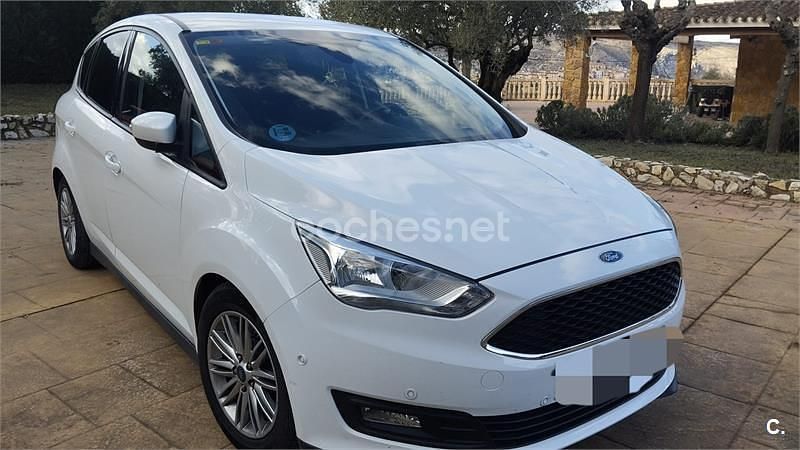 Blanco Usado 2016 Ford C-MAX Trend Monovolumen | 9700 € (Precio justo) - Imagen 1/4
