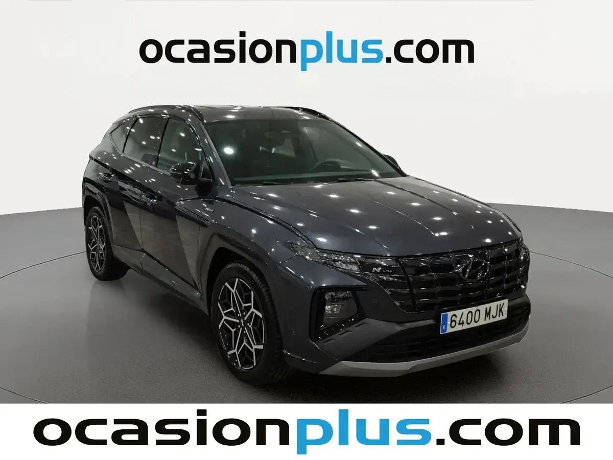 Usado Hyundai Tucson N Line 150 CV (110 kW) 2023 Gris SUV
