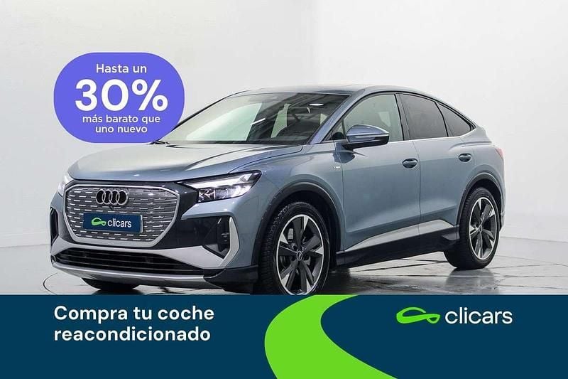 Usado Audi Q4 Sportback e-tron S-Line 219 kW (299 CV) 2023 Azul SUV