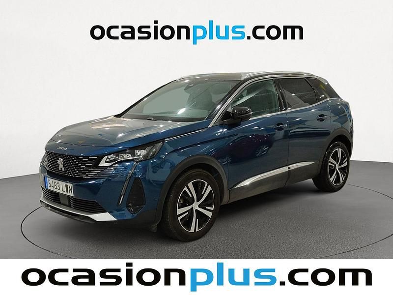 Azul Usado 2022 Peugeot 3008 GT SUV | 19.364 € (Precio justo) - Imagen 1/4