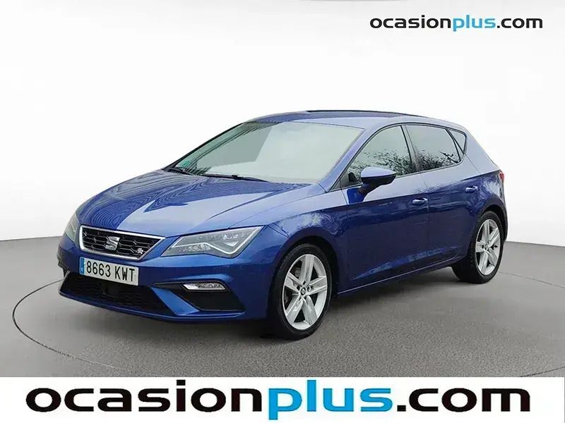 Azul Usado 2019 Seat Leon FR Utilitario | 16.537 € (Precio justo) - Imagen 1/4