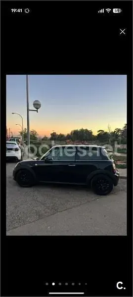 Usado Mini ONE 75 CV (55 kW) 2012 Negro Utilitario