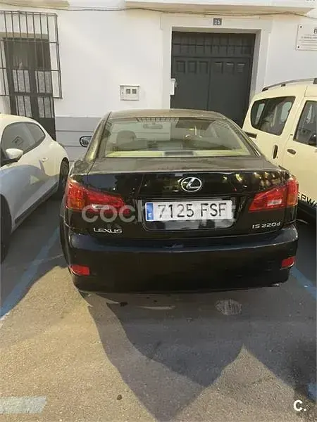 Usado Lexus IS220d Luxury Line 177 CV (130 kW) 2008 Negro Berlina