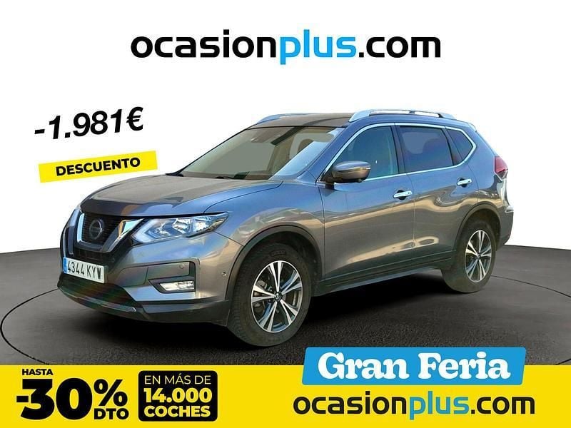 Gris Usado 2019 Nissan X-Trail N-Connecta SUV | 21.800 € (Precio justo) - Imagen 1/4