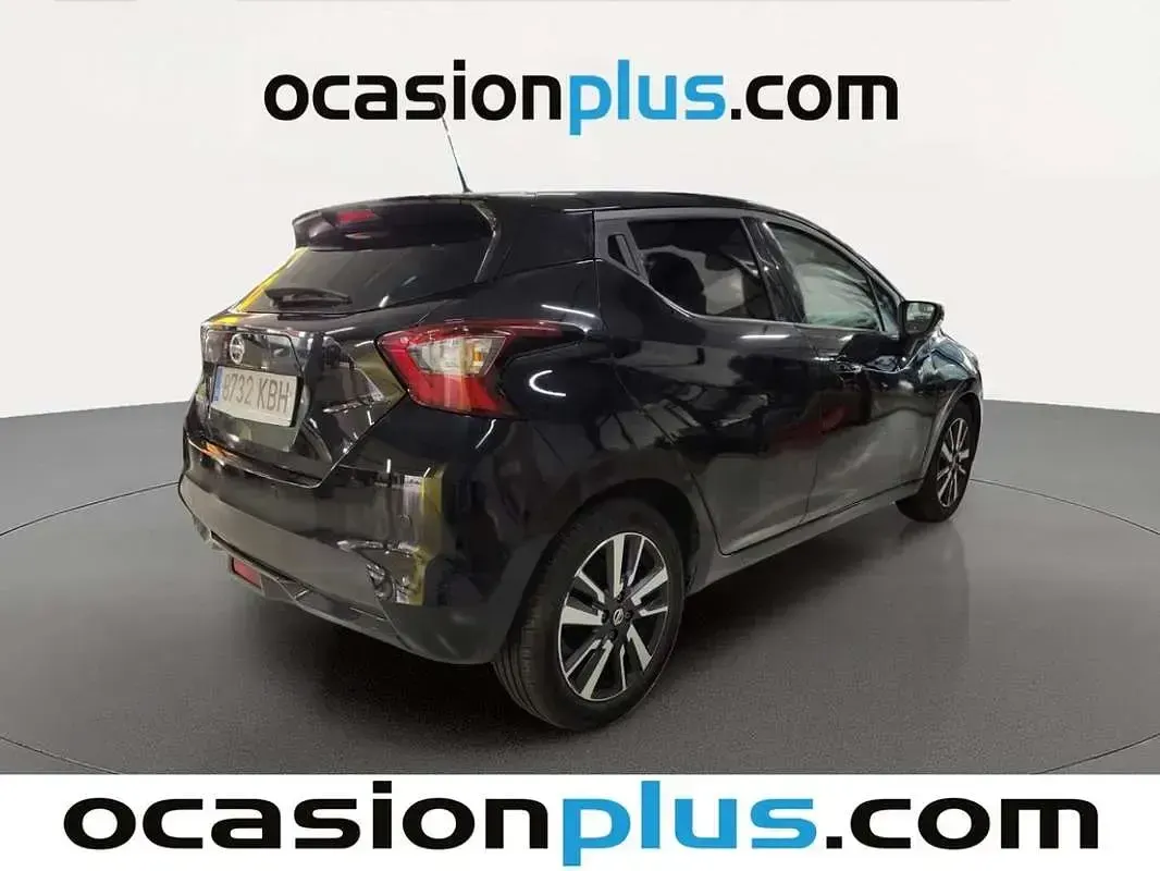 Usado Nissan Micra S 90 CV (66 kW) 2017 Negro Utilitario