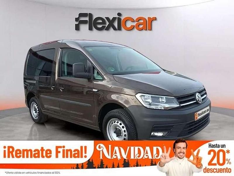 Marrón Usado 2020 VW Caddy Trendline Monovolumen | 17.990 € (Precio justo) - Imagen 1/4