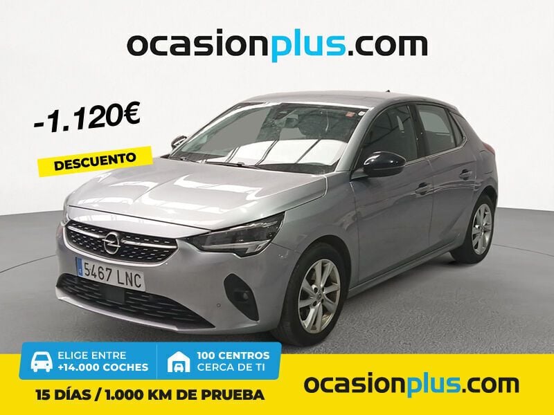 Gris Usado 2021 Opel Corsa Elegance Berlina | 11.890 € (Precio justo) - Imagen 1/4