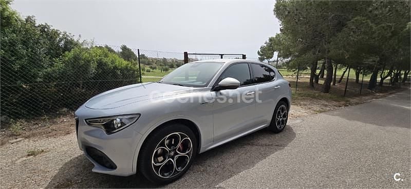 Gris / plata Usado 2020 Alfa Romeo Stelvio Veloce SUV | 25.000 € (Super precio) - Imagen 1/4