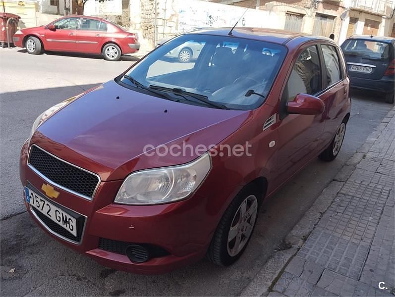 Usado Chevrolet Aveo LS 84 CV (61 kW) 2009 Granate Berlina