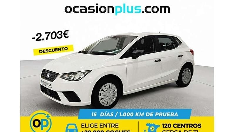 Usado Seat Ibiza Reference 95 CV (69 kW) 2017 Blanco Utilitario