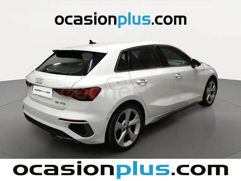 Usado Audi A3 S-Line 150 CV (110 kW) 2023 Blanco Berlina