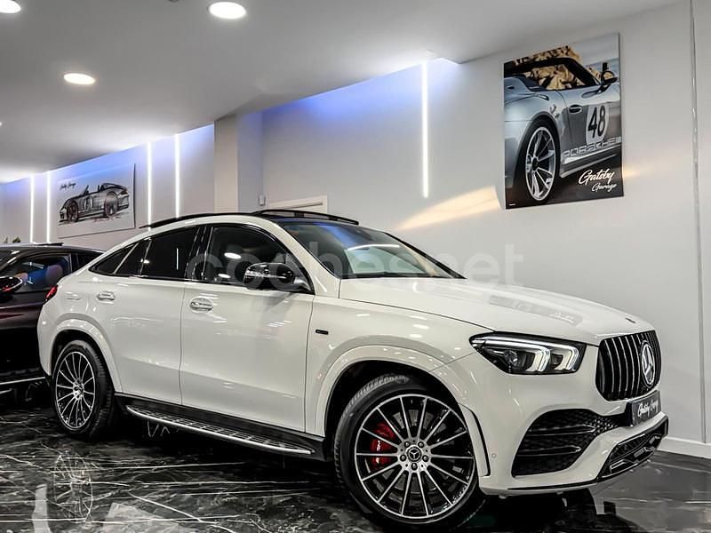Usado Mercedes GLE350 320 CV (235 kW) 2021 Blanco Coupe