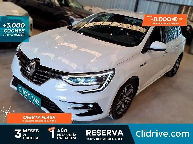Usado Renault Mégane GrandTour Zen 115 CV (84 kW) 2021 Blanco Familiar