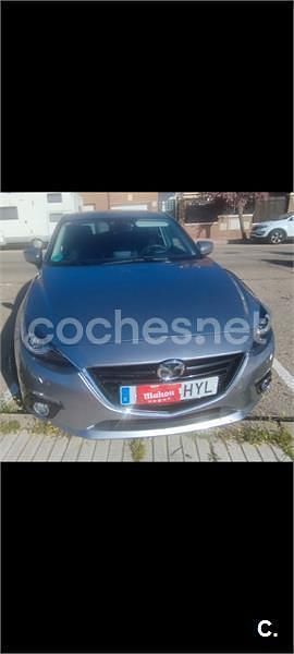 Usado Mazda 3 Luxury 150 CV (110 kW) 2014 Gris / plata Berlina