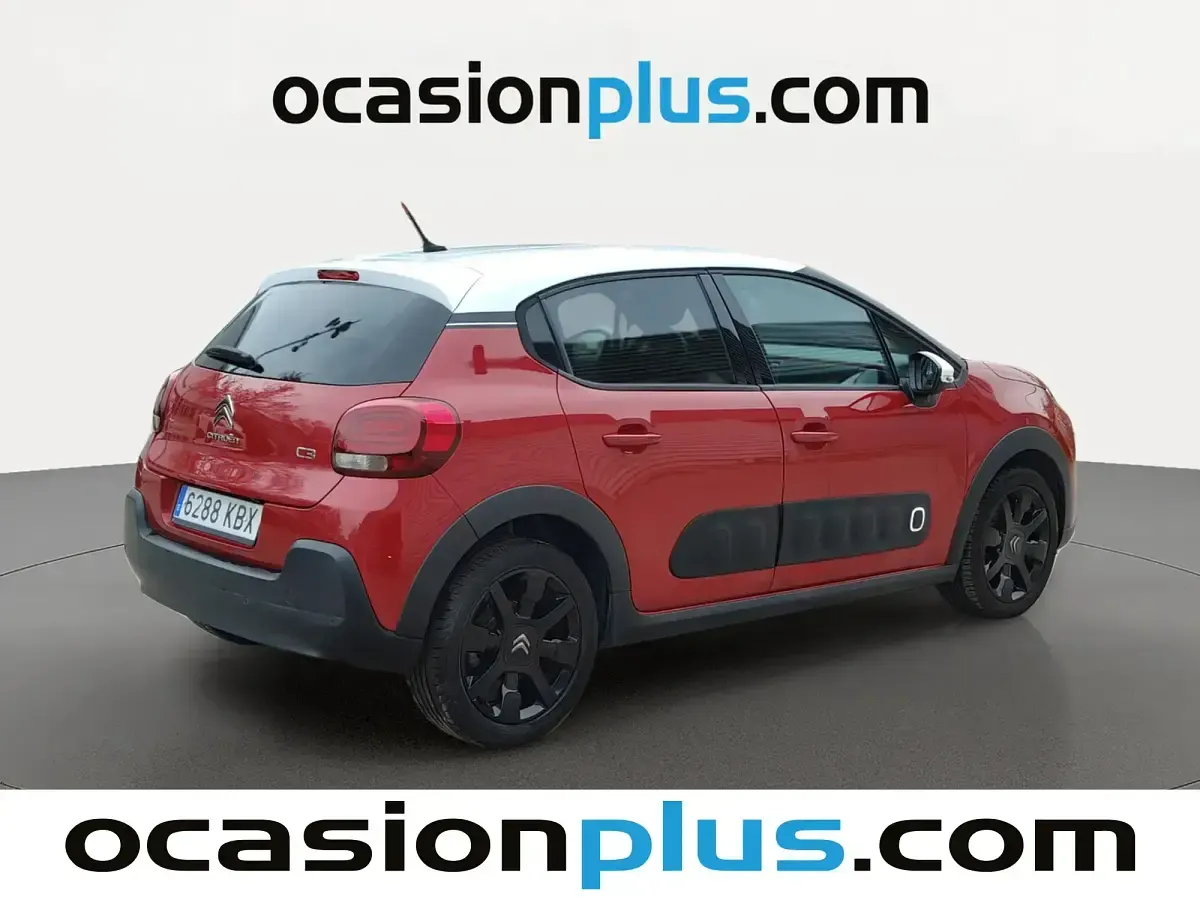 Usado Citroën C3 PureTech 110 CV (80 kW) 2017 Rojo