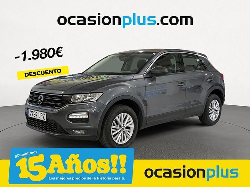 Gris / plata Usado 2021 VW T-Roc Edition SUV | 21.590 € (Buen precio) - Imagen 1/4