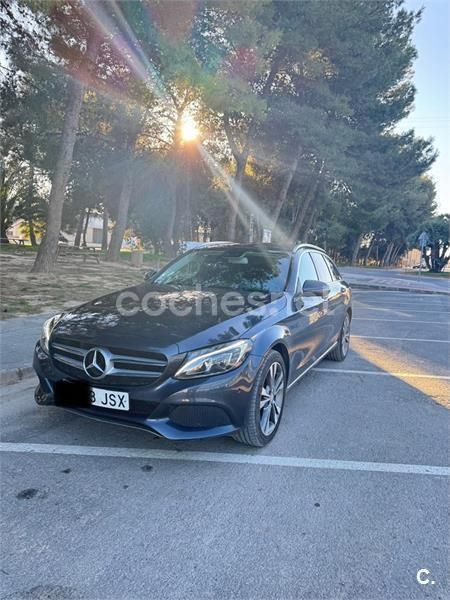 Negro Usado 2016 Mercedes C220 Familiar | 21.500 € (Caro) - Imagen 1/4
