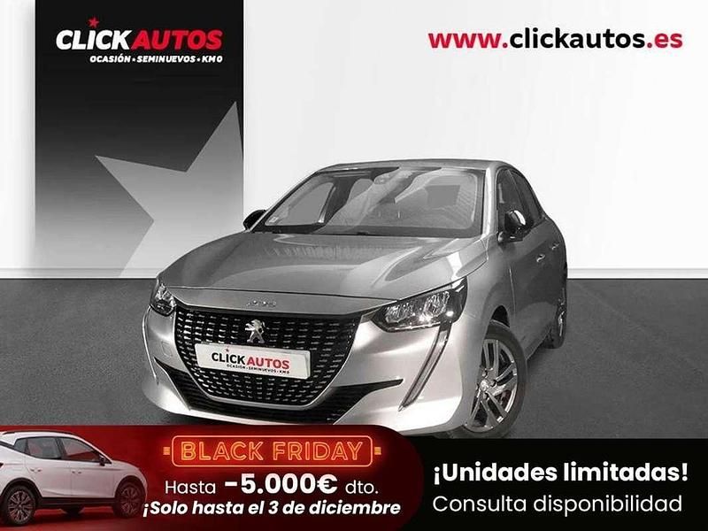 Gris Usado 2022 Peugeot 208 Active Utilitario | 10.550 € (Buen precio) - Imagen 1/4