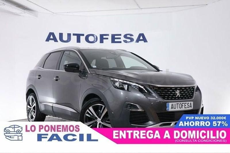 Usado Peugeot 3008 GT-line 130 CV (95 kW) 2018 Gris / plata SUV