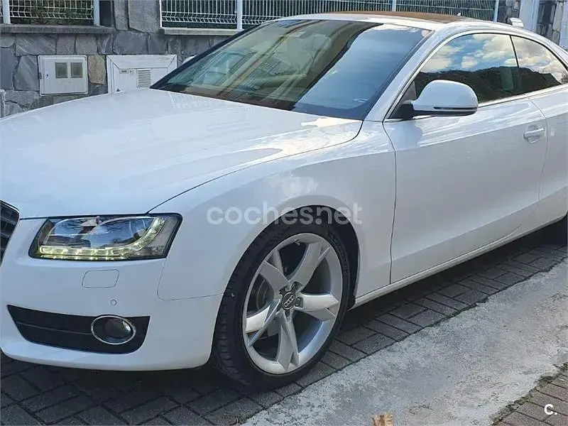 Usado Audi A5 190 CV (139 kW) 2008 Blanco Coupe