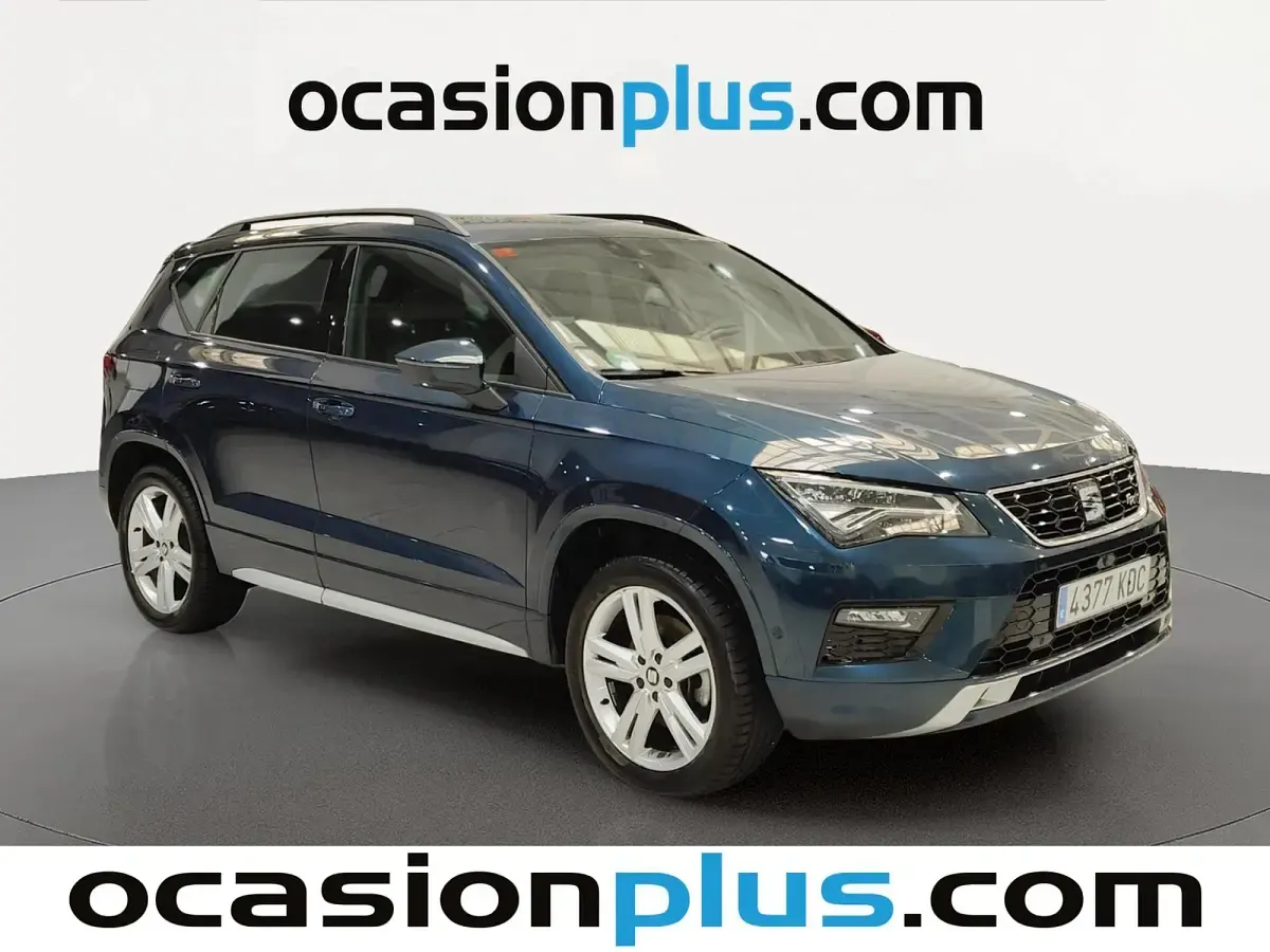 Usado Seat Ateca 4Drive 150 CV (110 kW) 2017 Azul SUV