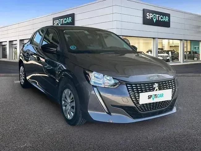 Usado Peugeot 208 Active 100 CV (73 kW) 2020 Gris Utilitario