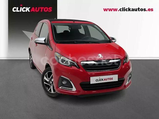 Usado Peugeot 108 Allure 72 CV (52 kW) 2021 Rojo Berlina