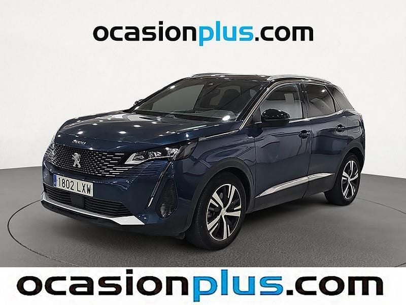 Azul Usado 2022 Peugeot 3008 GT SUV | 20.880 € (Precio justo) - Imagen 1/4