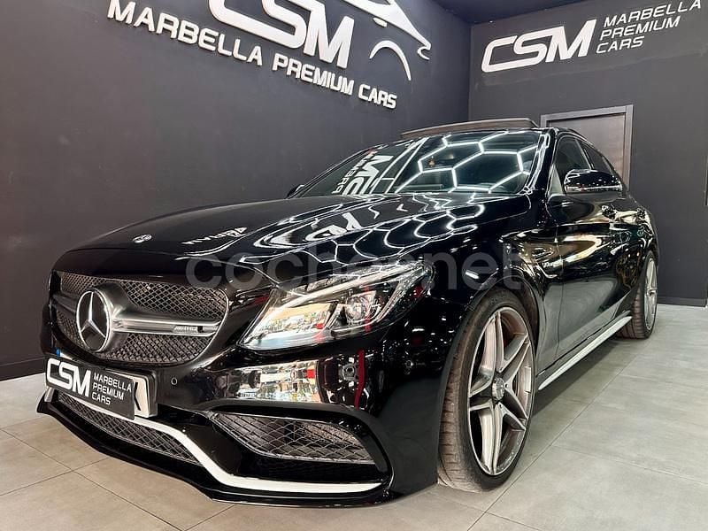 Usado Mercedes C63S AMG 510 CV (375 kW) 2018 Negro Berlina