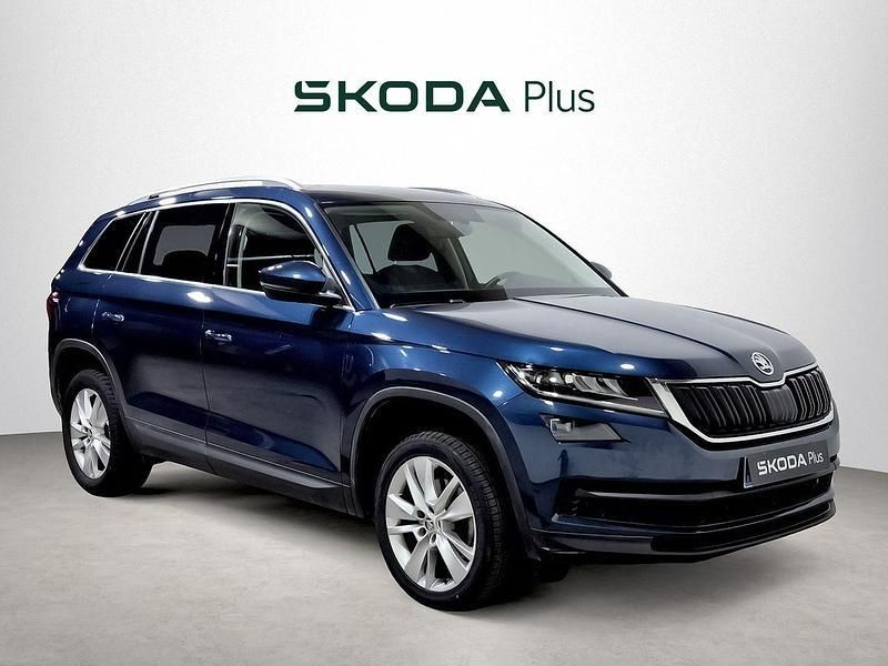 Azul Usado 2021 Skoda Kodiaq Ambition SUV | 26.990 € (Un poco caro) - Imagen 1/4