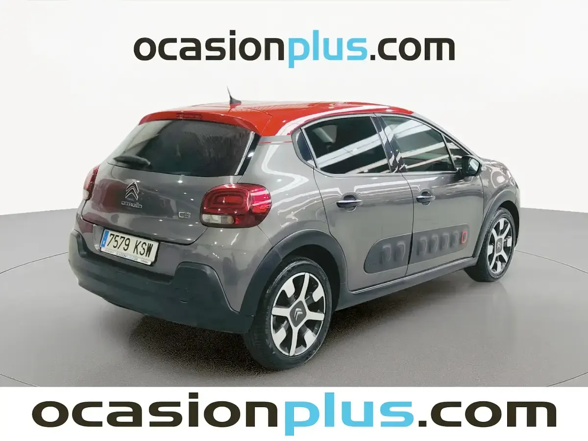 Usado Citroën C3 PureTech 110 CV (80 kW) 2019 Gris Utilitario