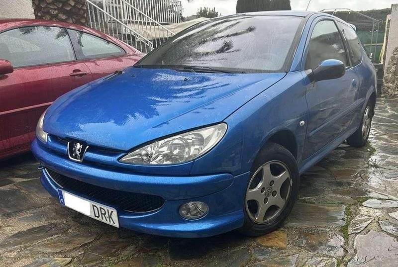 Usado Peugeot 206 69 CV (50 kW) 2005 Azul Utilitario