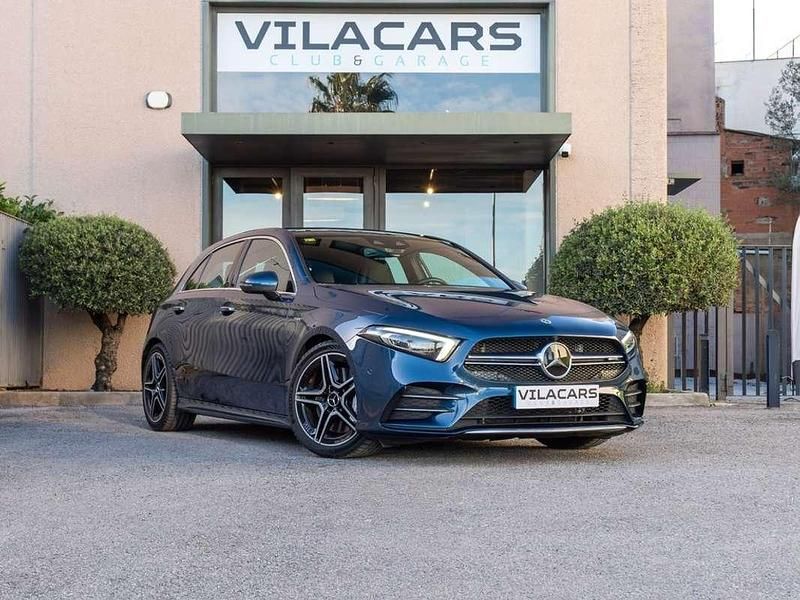 Usado Mercedes A35 AMG AMG 306 CV (225 kW) 2020 Azul Utilitario