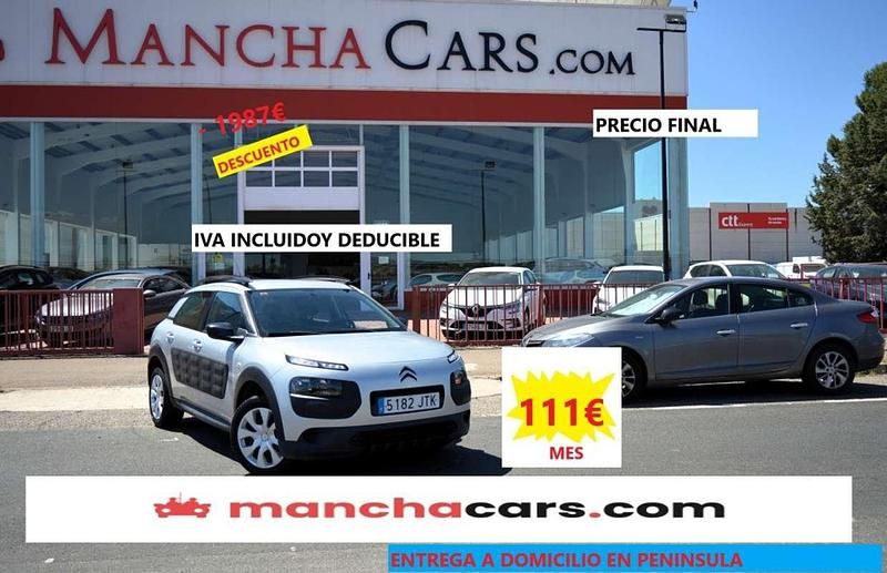Usado Citroën C4 Cactus Feel 82 CV (60 kW) 2016 Gris Utilitario