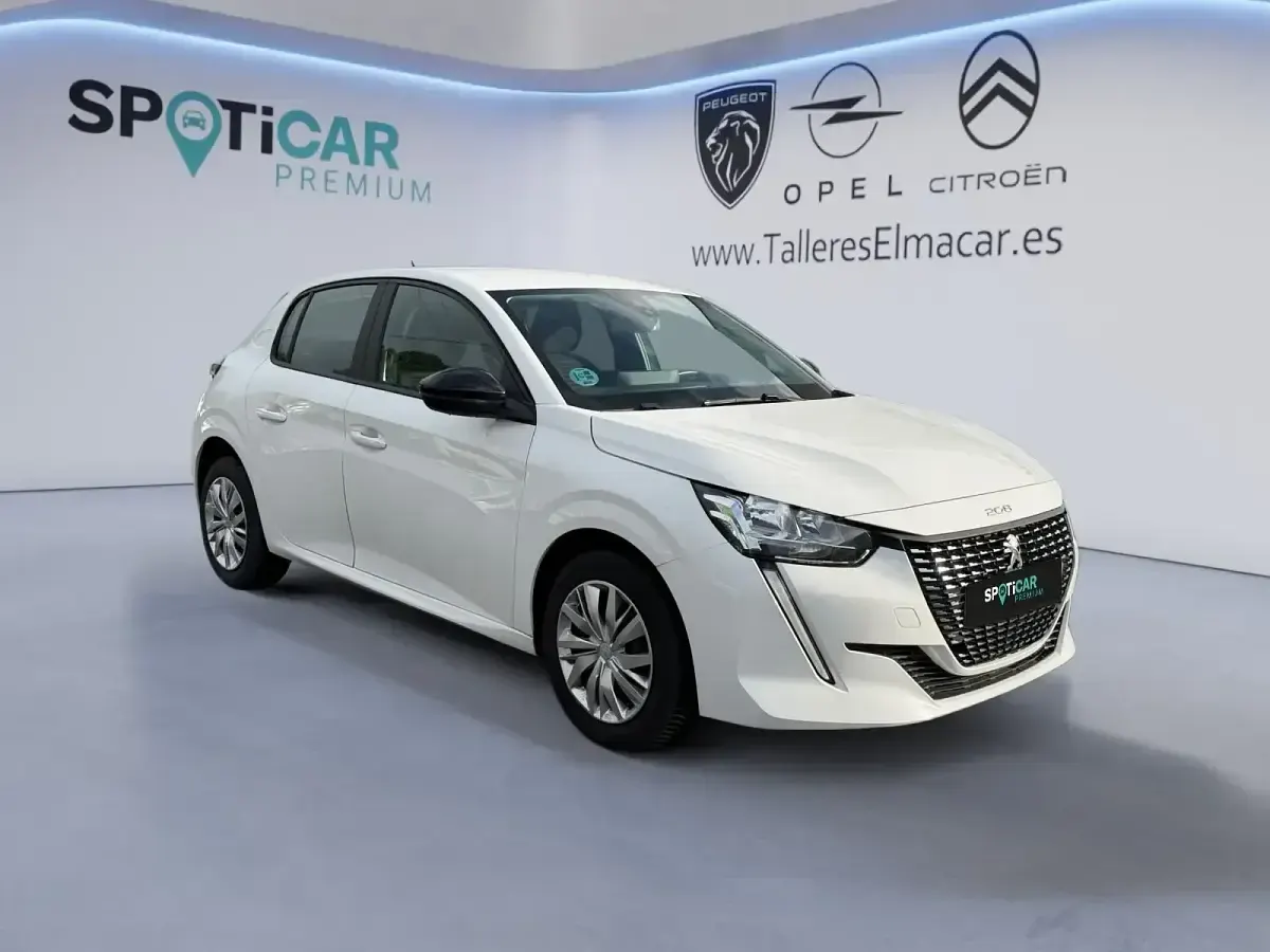 Brugt Peugeot 208 Active 100 HK (73 kW) 2022 Hvid Hatchback