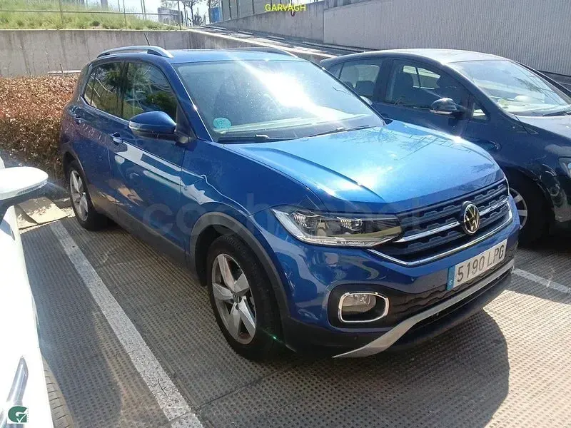 Usado VW T-Cross Sportline 110 CV (80 kW) 2021 Azul SUV