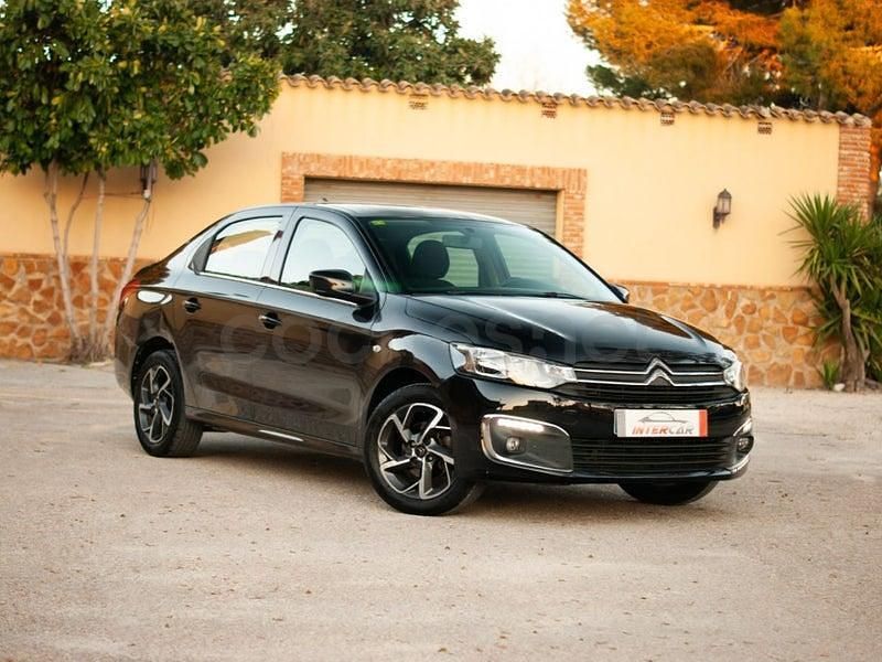 Usado Citroën C-Elysee I PureTech 82 CV (60 kW) 2018 Negro Berlina