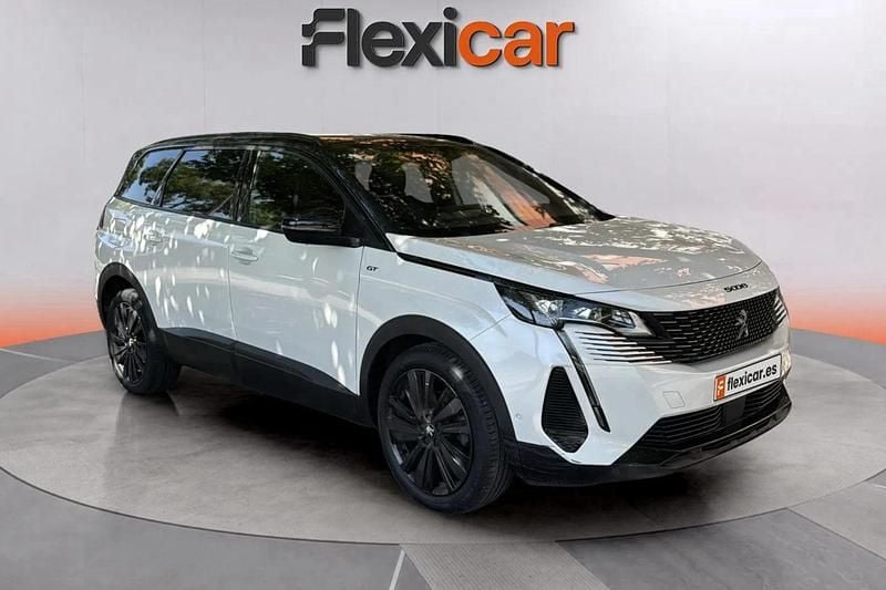 Blanco Usado 2021 Peugeot 5008 GT Monovolumen | 22.790 € (Precio justo) - Imagen 1/4