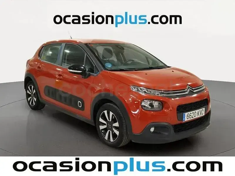 Usado Citroën C3 Feel 82 CV (60 kW) 2019 Naranja Utilitario