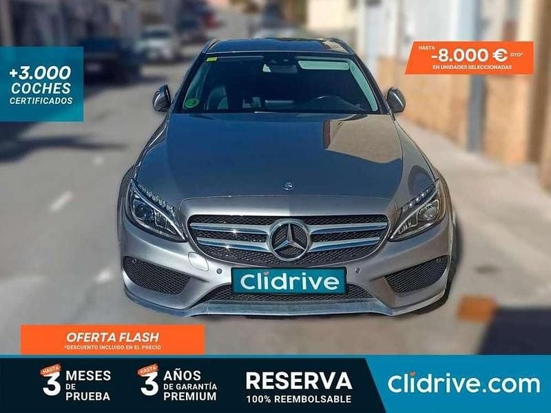 Usado Mercedes C220 Elegance 170 CV (125 kW) 2016 Gris Familiar