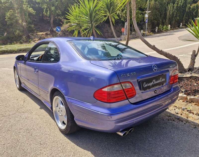 Usado Mercedes CLK200 Elegance 354 CV (260 kW) 2000 Burdeos Coupe