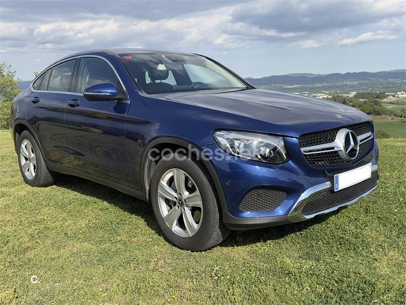 Usado Mercedes GLC250 211 CV (155 kW) 2017 Azul Coupe