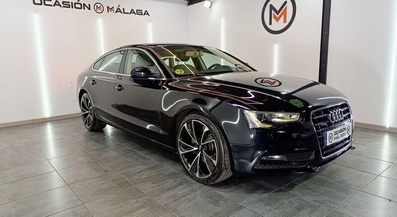 Negro Usado 2014 Audi A5 Sportback S-Line Berlina | 16.900 € (Precio justo) - Imagen 1/4