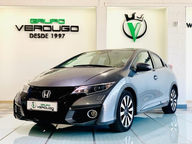 Gris Usado 2017 Honda Civic Elegance | 14.900 € (Precio justo) - Imagen 1/4