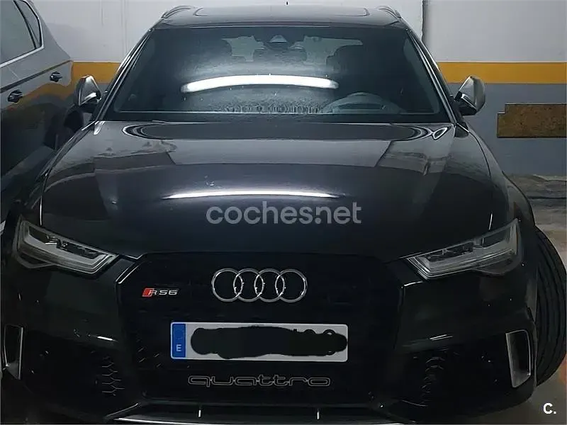 Usado Audi A6 S-Line 272 CV (200 kW) 2016 Negro Familiar