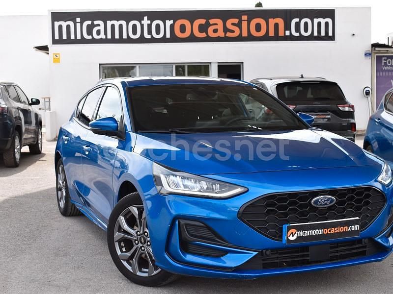 Usado Ford Focus ST-Line 125 CV (91 kW) 2023 Azul Berlina