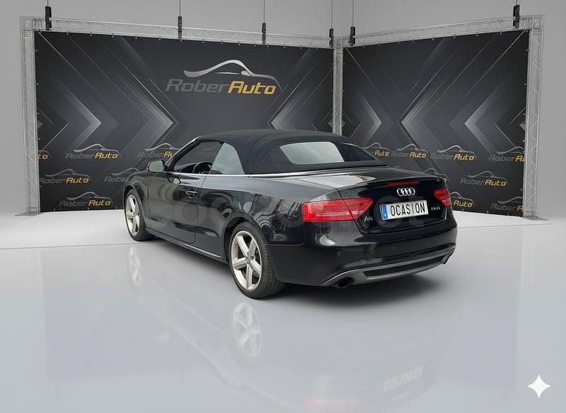 Usado Audi A5 Cabriolet S-Line 180 CV (132 kW) 2010 Negro Descapotable